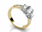3D view engagement ring MY60