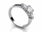 Trilogy Diamond Ring MPA61 profile view