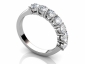 Platinum multi diamond rings MP56 profile view