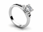 Engagement ring SAW11 profile view