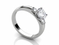 Diamond ring SAW24 profile view 