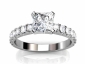 Engagement diamond ring SAW36 image view 