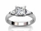 engagement ring womans trilogy SAW42 rasied view 