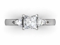 engagement ring womans trilogy SAW42 top view 