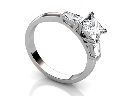 Diamond engagement ring SAW49 first image  