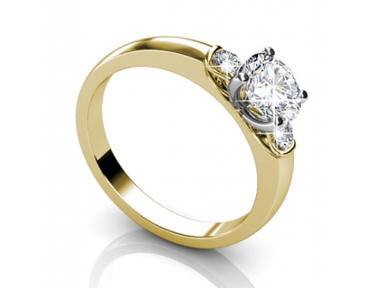Engagement ring SAY24 profile view