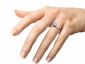 Engagement ring SAPA11 on finger view
