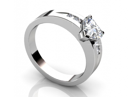 diamond ring SAP04 profile view