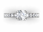 Diamond Engagement ring SAP22 birds eye view 