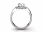 Diamond ring SAP24 through finger view