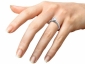  Diamond ring SAP36 on finger view