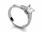 Diamond Ring Platinum four claw SAP39 image one 