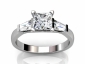 diamond engagement ring SAP49 raised view 