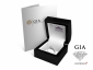 Princess cut diamond trilogy rings MPA62 in ring box