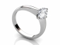 Marquise Diamond solitaire rings SWF05 profile view