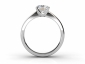 diamond engagement rings SWP46 through finger view