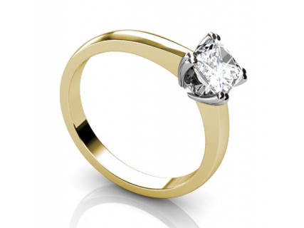 two tone gold rings SYP45 profile view