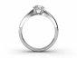 through finger view of diamond ring SPAF06
