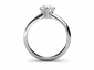 Diamond ring SPAR13 through finger view
