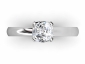 Engagement ring SPF01  birds eye view