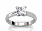 SPP45 princess cut diamond ring  raised view