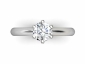 Engagement ring SPR13 birds eye view