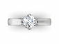 six claw diamond ring SPR18  birds eye view