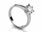 engagement 6 claw ring profile view SPR30 