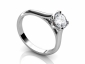 Diamond ring SPR31 engagement profile view 