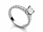 Engagement ring SAPA36 profile view