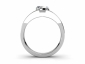  diamond ring SAP04 through finger view 