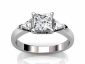 Engagement ring SAP42 trilogy raised view 